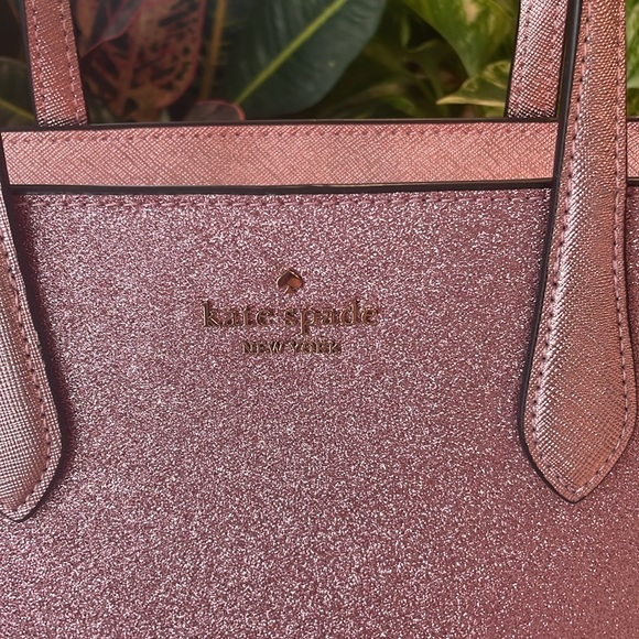 Kate Spade Glimmer Satchel W/Detachable Crossbody/Shoulder Strap, Mitten Pink. - Picture 2 of 7
